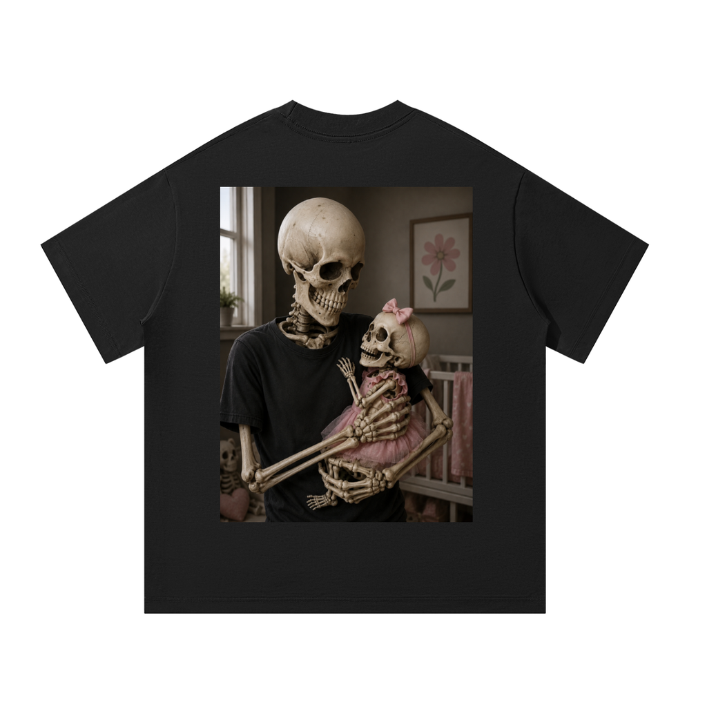 Girl Dad Skeleton Graphic Tee