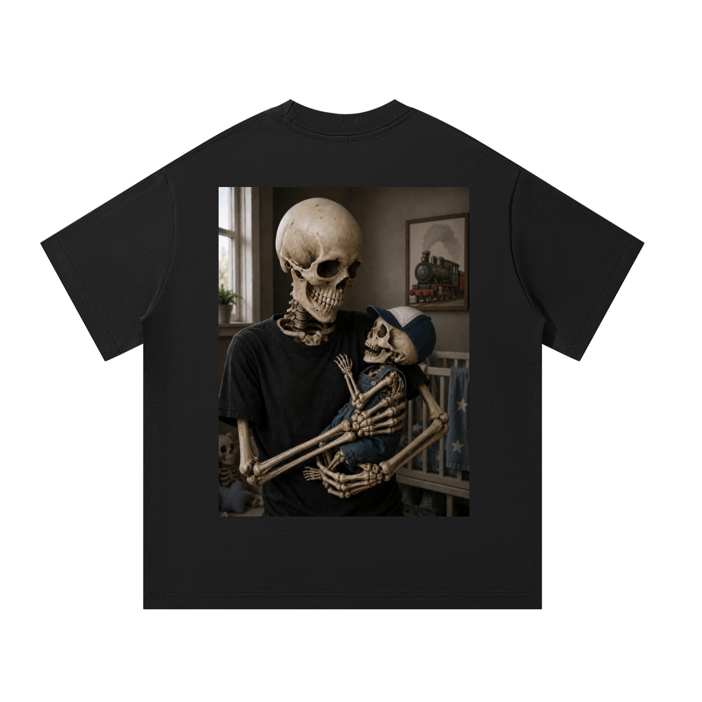 Boy Dad Skeleton Graphic Tee