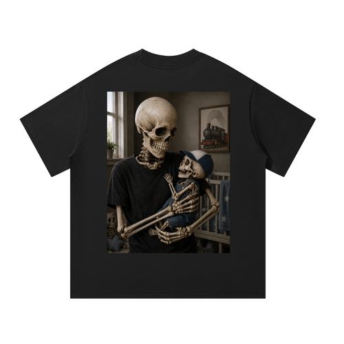 Boy Dad Skeleton Graphic Tee